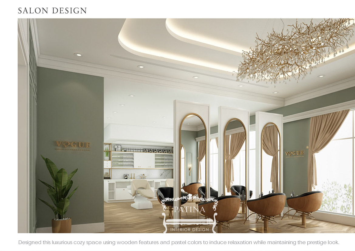 Luxury Salon Design Abu Dhabi UAE