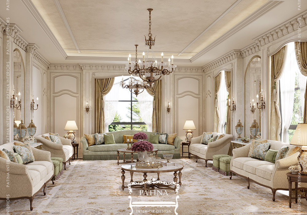 Luxury Majlis Interior Design in UAE | Patina InteriorsPatina Interiors ...